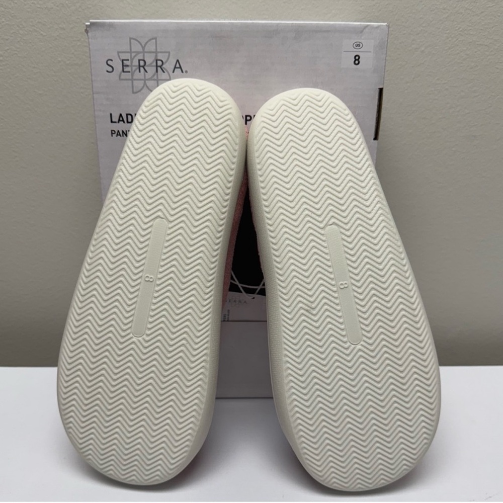 Serra Pink Plush Dachshund Slip-On Slippers - Picture 4 of 6